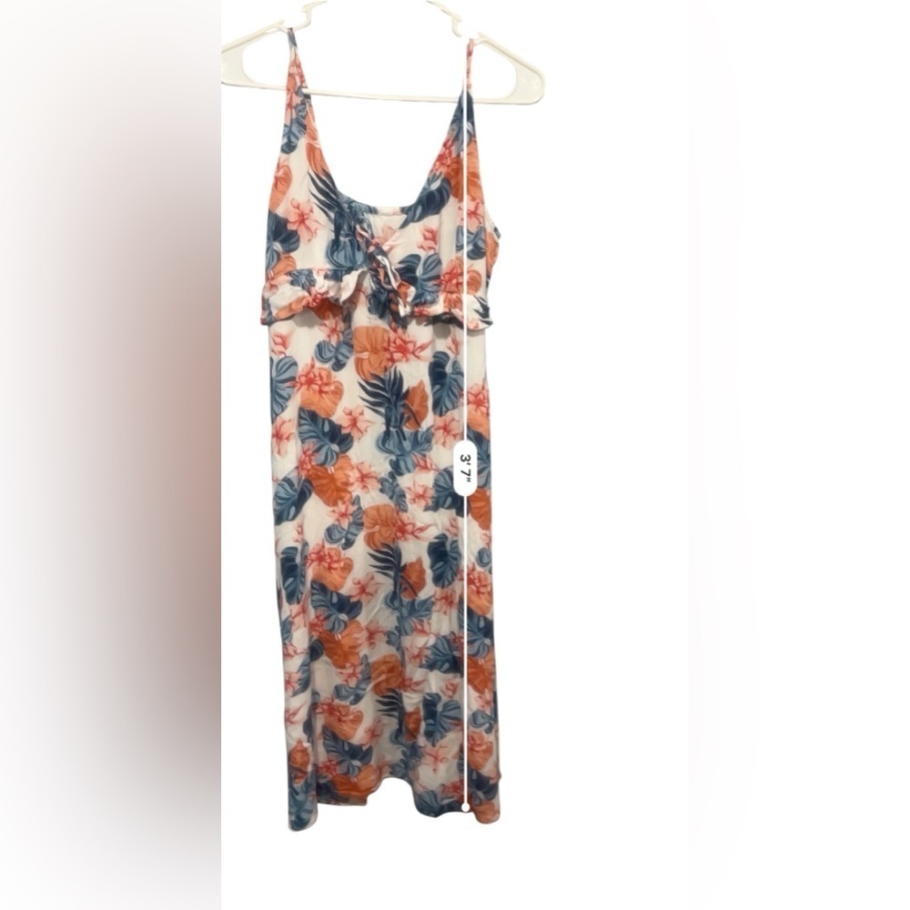 Roxy Close To Sea Tropical Summer Dress Medium (size/brand cut off) - Picture 3 of 5